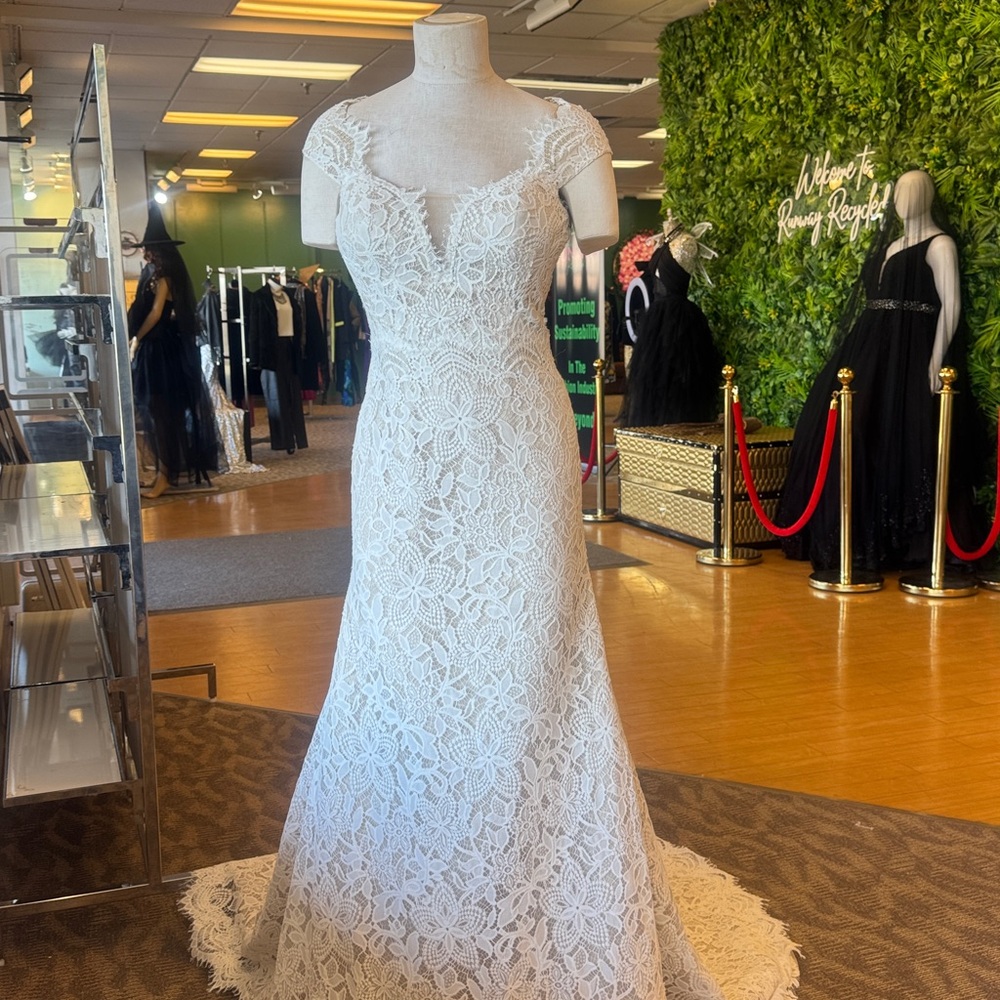 Lillian West Elegant Lace Gown